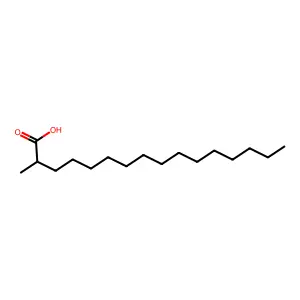 2-Methylhexadecanoic acid structure