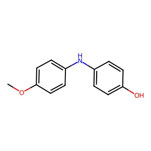 Phenol, 4-[(4-methoxyphenyl)amino]- structure