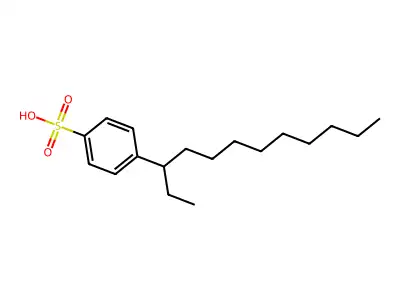 Dodecylbenzenesulfonic acid structure