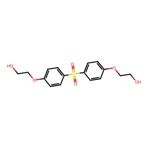 2,2'-(Sulphonylbis(4,1-phenyleneoxy))bisethanol structure