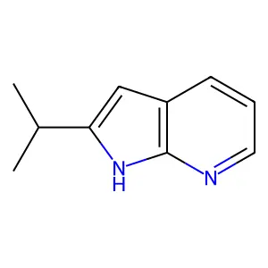 1H-Pyrrolo[2,3-b]pyridine, 2-isopropyl- structure