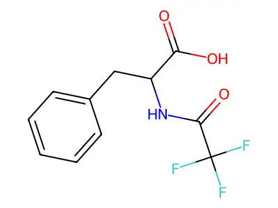 L-Phenylalanine, N-(trifluoroacetyl)- structure