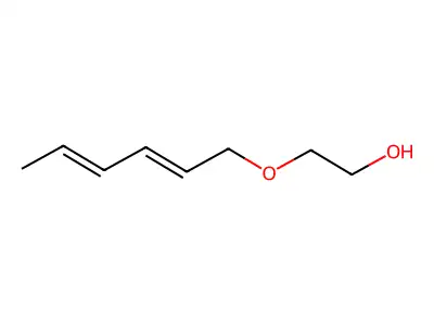 2-Hexa-2,4-dienoxyethanol structure