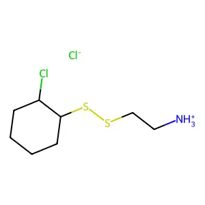 Ethylamine, 2-(2-chlorocyclohexyldithio)-, hydrochloride, E- structure