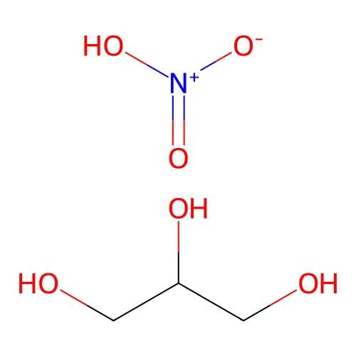 Glycerin mononitrate structure