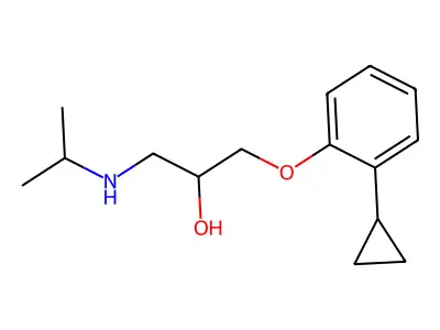 Procinolol structure