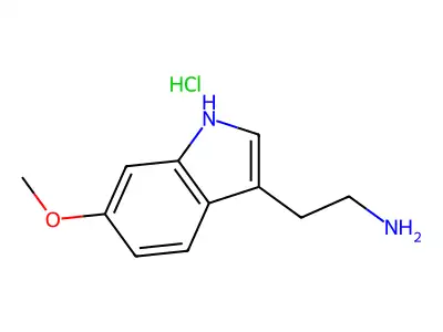 3-(2-Aminoethyl)-6-methoxyindole hydrochloride structure