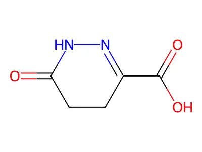 1,4,5,6-Tetrahydro-6-oxo-3-pyridazinecarboxylic acid structure