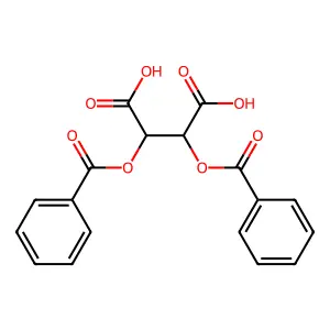 Dibenzoyltartaric acid structure
