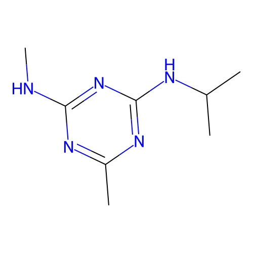 4-N,6-dimethyl-2-N-propan-2-yl-1,3,5-triazine-2,4-diamine structure
