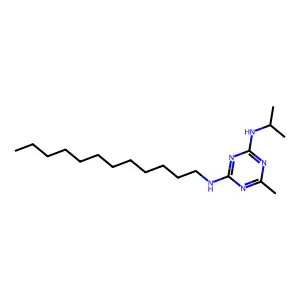4-N-dodecyl-6-methyl-2-N-propan-2-yl-1,3,5-triazine-2,4-diamine structure