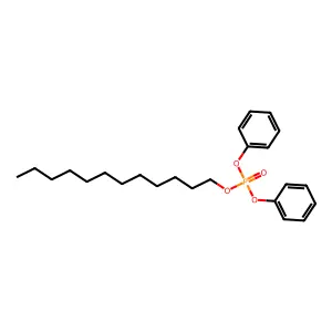 Phosphoric acid, dodecyl diphenyl ester structure