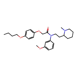 Acetamide, N-(m-anisyl)-2-(p-butoxyphenoxy)-N-(1-methyl-2-piperidino)ethyl- structure