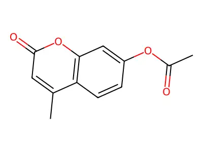4-Methylumbelliferyl acetate structure