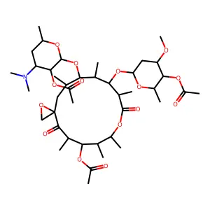 Oleandocetin structure