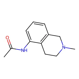 Acetamide, N-(1,2,3,4-tetrahydro-2-methylisoquinolin-5-yl)- structure
