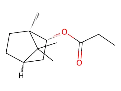(4,7,7-Trimethyl-2-bicyclo[2.2.1]heptanyl) propanoate structure