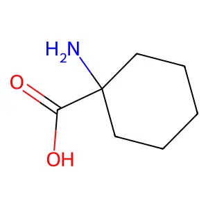 1-Aminocyclohexanecarboxylic acid structure