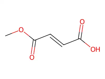 2-Butenedioic acid methyl ester structure