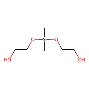 2,2'-((Dimethylsilylene)bis(oxy))bisethanol structure