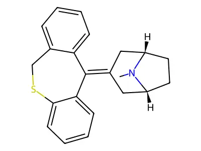 Tropatepine structure