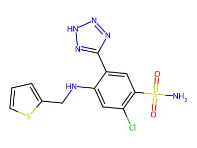 Azosemide structure