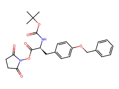 Boc-Tyr(Bzl)-OSu structure