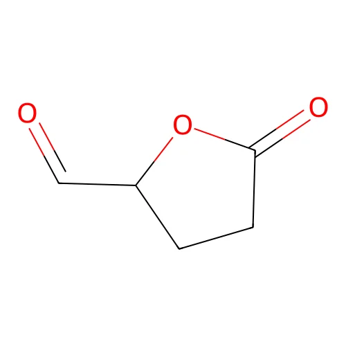 5-Oxo-tetrahydro-furan-2-carbaldehyde structure