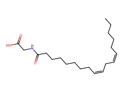 2-(1-Oxooctadeca-9,12-dienylamino)acetic acid structure