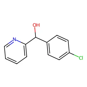 (4-Chlorophenyl)(pyridin-2-yl)methanol structure