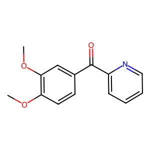3,4-Dimethoxyphenyl 2-pyridyl ketone structure