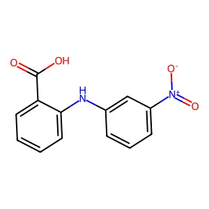 Anthranilic acid, N-m-nitrophenyl- structure