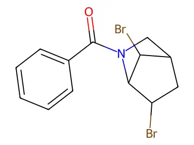 (6,7-Dibromo-2-azabicyclo[2.2.1]hept-2-yl)(phenyl)methanone structure