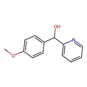 alpha-(4-Methoxyphenyl)-2-pyridinemethanol structure