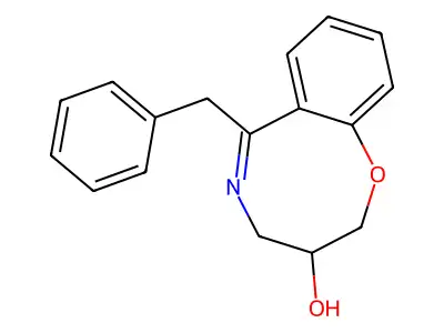2H-1,5-Benzoxazocin-3-OL, 3,4-dihydro-6-benzyl- structure