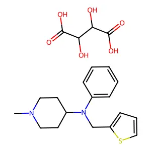 Thenalidine tartrate structure