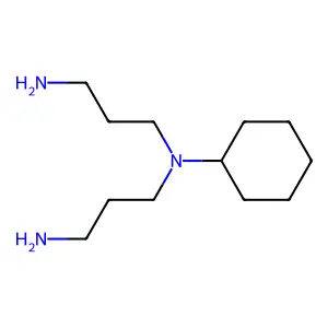 Bis(3-aminopropyl)cyclohexylamine structure