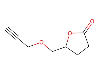 2(3H)-Furanone, dihydro-5-(2-propynyloxymethyl)- structure