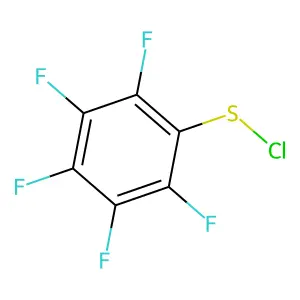 Pentafluorobenzenesulphenyl chloride structure