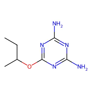 s-Triazine, 2-sec-butoxy-4,6-diamino- structure