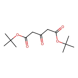 Bis(1,1-dimethylethyl) 3-oxoglutarate structure