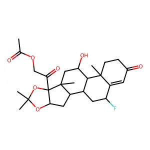 Flurandrenolide Acetate structure