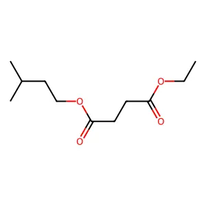 Ethyl isopentyl succinate structure