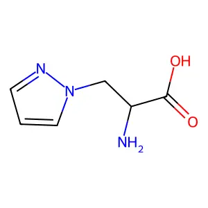 alpha-amino-1H-pyrazole-1-propanoic acid structure
