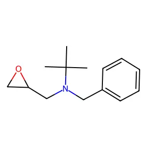 N-tert-Butyl-N-(2,3-epoxypropyl)benzylamine structure