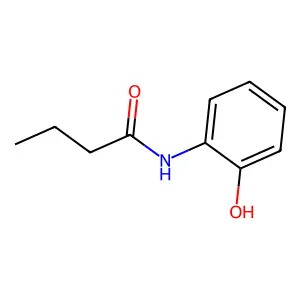 Butyranilide, 2'-hydroxy- structure
