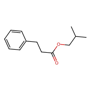 Isobutyl 3-phenylpropionate structure
