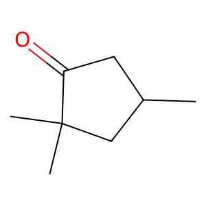 2,2,4-Trimethylcyclopentanone structure