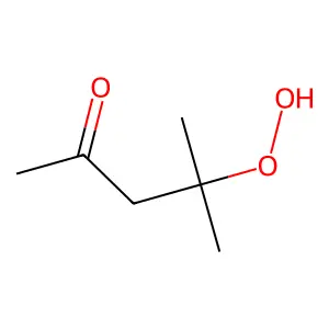 2-Pentanone, 4-hydroperoxy-4-methyl- structure