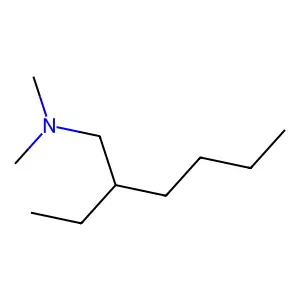 2-Ethyl-N,N-dimethylhexylamine structure